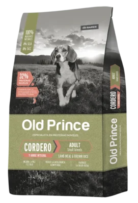 Alimento Perro OLD PRINCE PROTEINAS NOVELES Adultos Razas Pequeñas Cordero y Arroz Integral 15 Kg